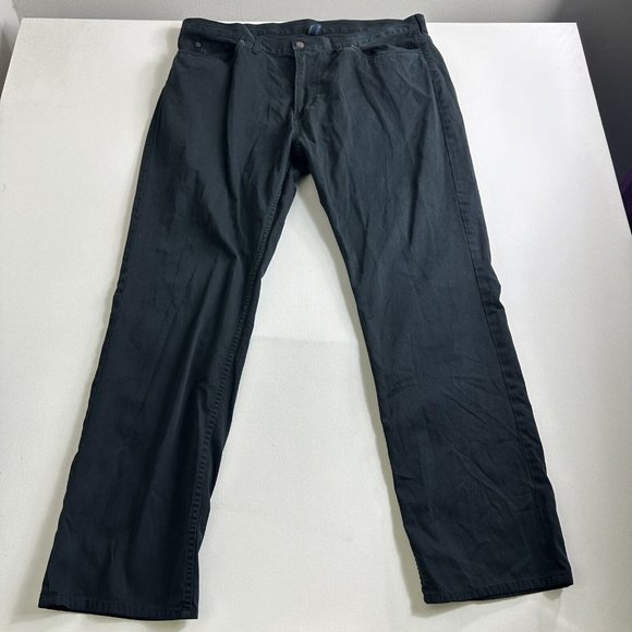 Polo Ralph Lauren 42Bx34 Classic‎ 867 100% Cotton Black Denim Jeans Casual - Picture 1 of 7